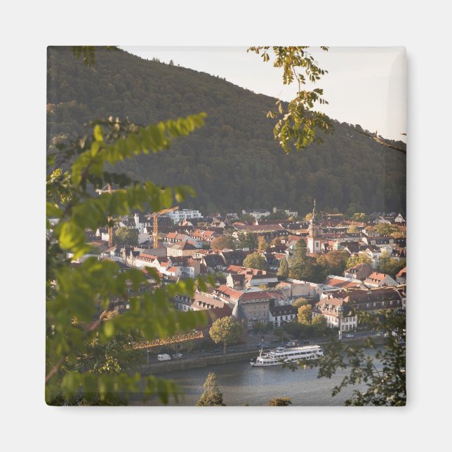 Imã Vista da Cidade Antiga de Heidelberg (Frente)
