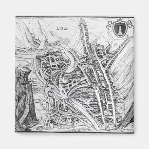 Imã Vista da Cidade de Liege