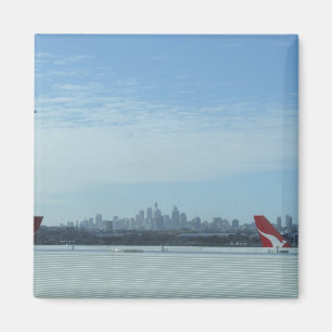 Imã Vista da cidade de Perth do aeroporto