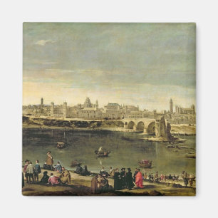 Imã Vista da cidade de Zaragoza