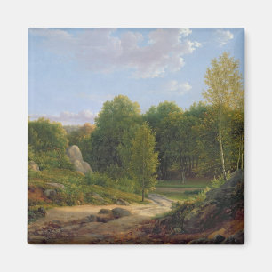 Imã Vista da floresta de Fontainebleau, 1829
