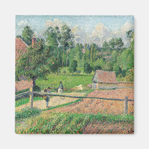 Imã Vista da janela do artista Camille Pissarro
