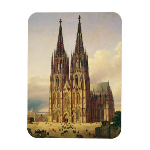 Ímã Vista da majestade gótica da Catedral de Colônia