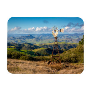 Ímã Vista da parte superior das montanhas