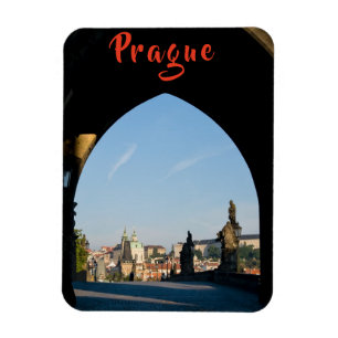 Ímã Vista da ponte de Charles em Praga - R. Checa