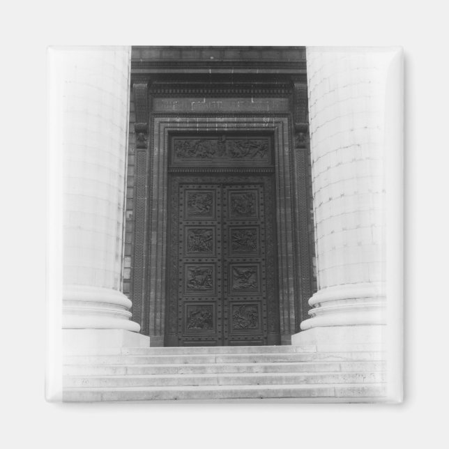 Imã Vista da porta de La Madeleine (Frente)