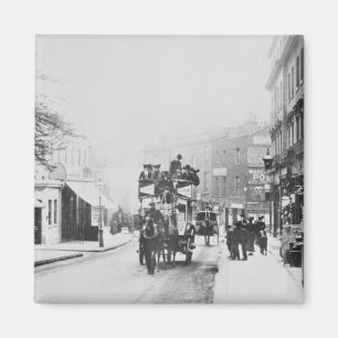 Imã Vista da rua da igreja, Kensington c.1906