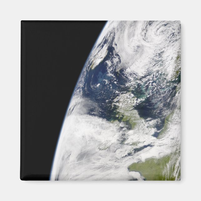 Imã Vista da Terra do espaço (Frente)