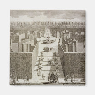 Imã Vista das oito estátuas de Castellazzo no a