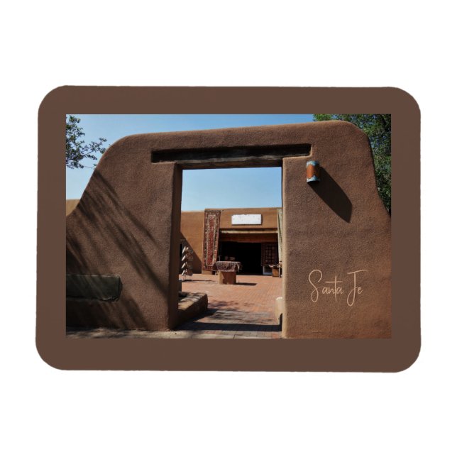 Ímã Vista de Adobe Santa Fe (Horizontal)