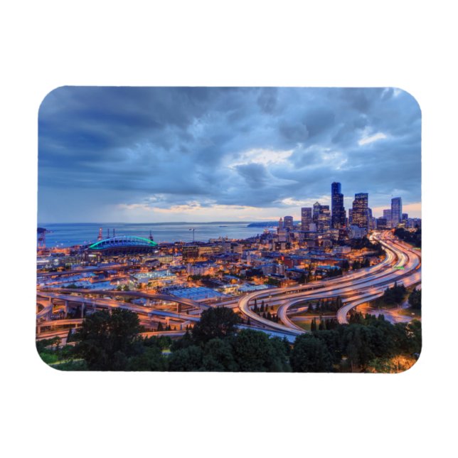 Ímã Vista de Beacon Hill, Centro de Med do Pacífico (Horizontal)