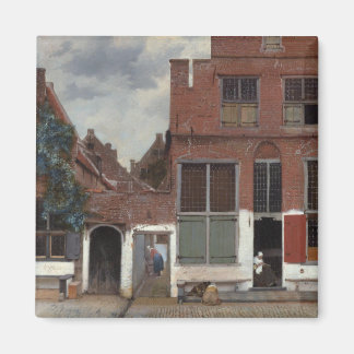 Imã Vista de casas em Delft The Little Street