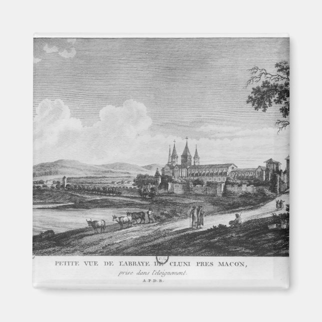 Imã Vista de Cluny Abbey (Frente)