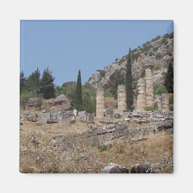 Imã Vista de Delphi, Grécia (Frente)