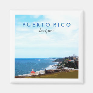 Imã Vista de El Morro, San Juan, Porto Rico