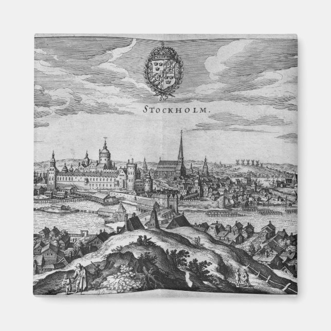 Imã Vista de Estocolmo (Frente)