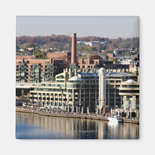 Imã Vista de Georgetown e Waterfront-Washington DC (Frente)