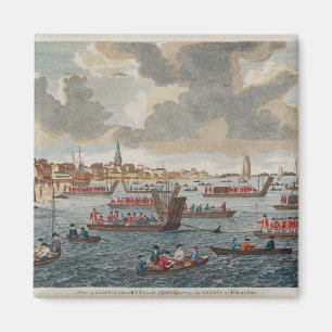 Imã Vista de Gravesend com tropas