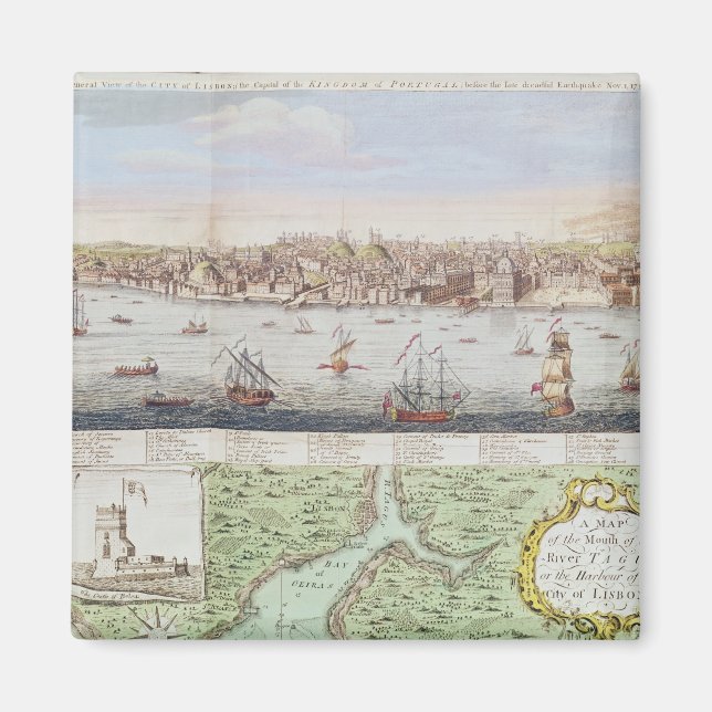Imã Vista de Lisboa, 1755 (Frente)
