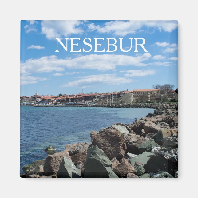 Imã Vista de Nesebur City, Bulgária (Frente)