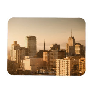 Ímã Vista de Nob Hill em San Francisco, com a névoa