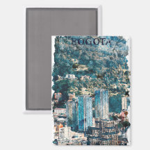 Vista de paisagem digital Bogotá Colômbia