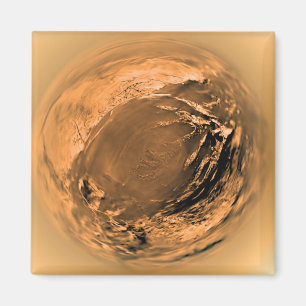 Imã Vista de Peixes da Superfície de Titã