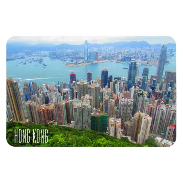 Ímã vista de pico hong kong (Horizontal)