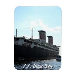 Ímã Vista de popa do S.S. United States