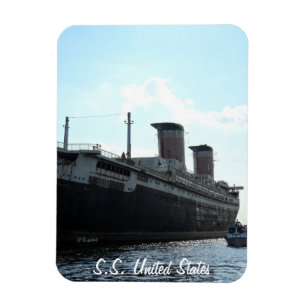 Ímã Vista de popa do S.S. United States