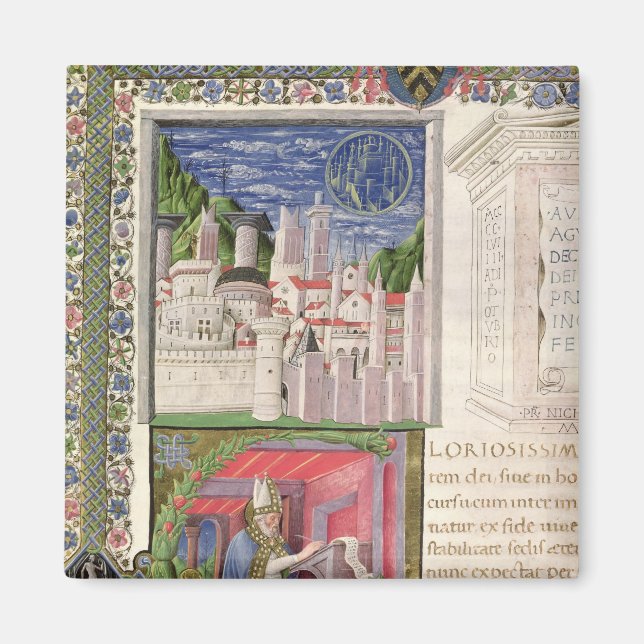 Imã Vista de Roma como a cidade de Deus (Frente)