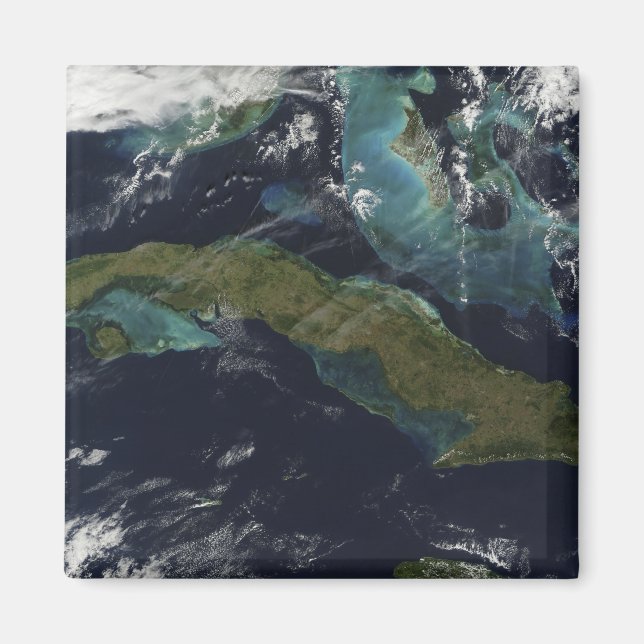 Imã Vista de satélite de Cuba (Frente)