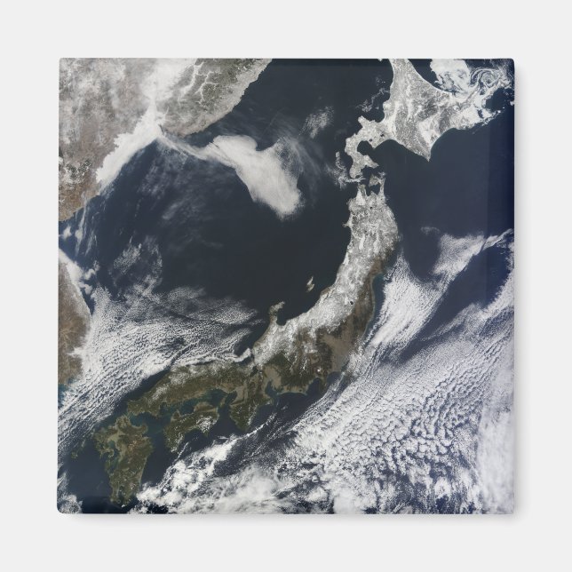 Imã Vista de satélite do Japão (Frente)