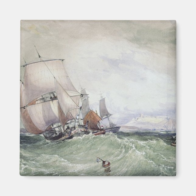 Imã Vista de Scarborough, com um Collier Brig (Frente)