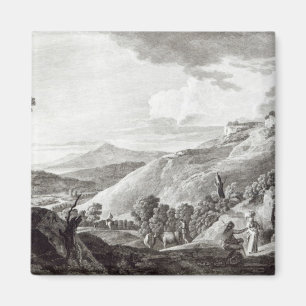 Imã Vista de Tarquinia e de Corneto