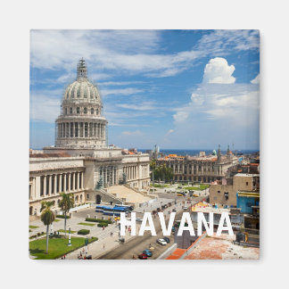 Imã Vista de um prédio do Capitólio em Havana, Cuba