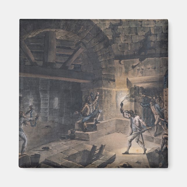 Imã Vista de uma célula na Bastilha (Frente)