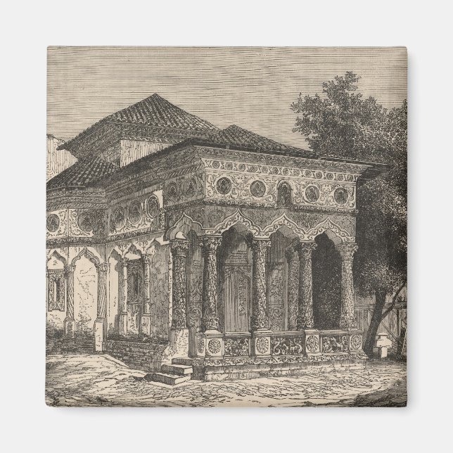 Imã Vista de uma Igreja em Bucareste (Frente)