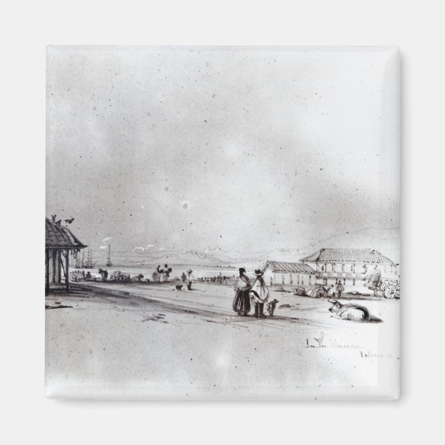 Imã Vista de Valparaíso, 1834 (Frente)
