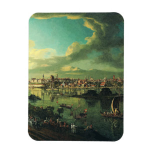 Ímã Vista de Varsóvia a partir de Praga por Bernardo B