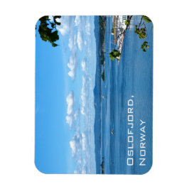 Ímã Vista de Verão de Oslofjord de Oslo, Noruega
