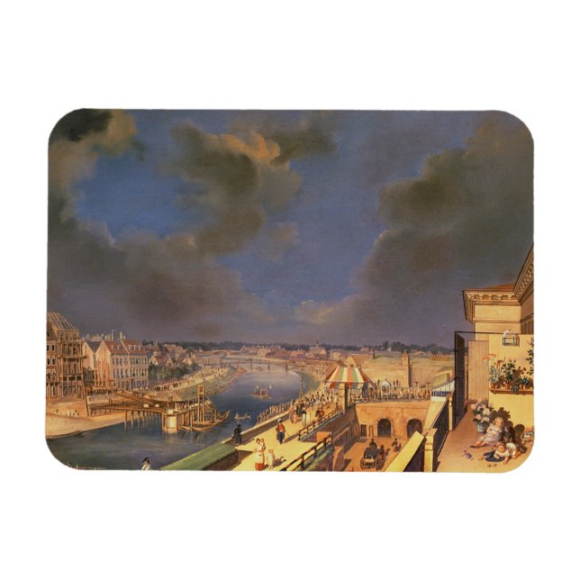 Ímã Vista de Viena, 1819 (óleo na canvas) (Horizontal)