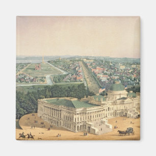 Imã Vista de Washington, bar. por E. Sachse & Co.,