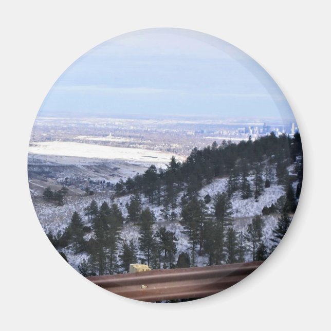 Imã Vista de Windy Saddle Park, Ouro, Colorado (Frente)