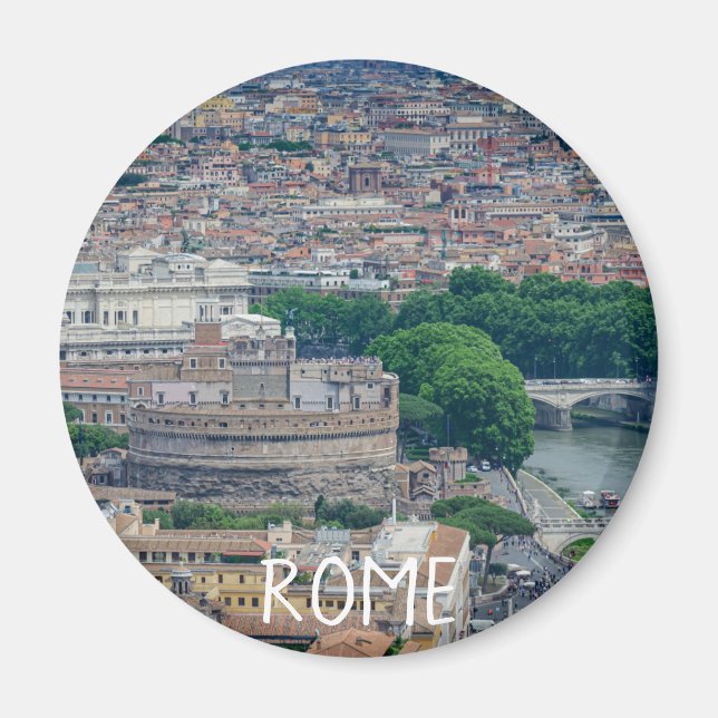 Imã Vista do centro histórico da cidade de Roma de cim (Frente)