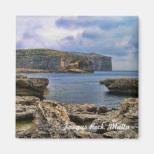 Imã Vista do Fungus Rock em Malta