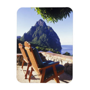 Ímã Vista do Gros Piton da Villa Stonefield Estate
