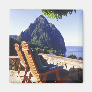 Imã Vista do Gros Piton da Villa Stonefield Estate