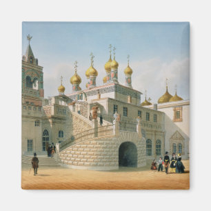 Imã Vista do palácio do Boyar na Moscovo Kremlin