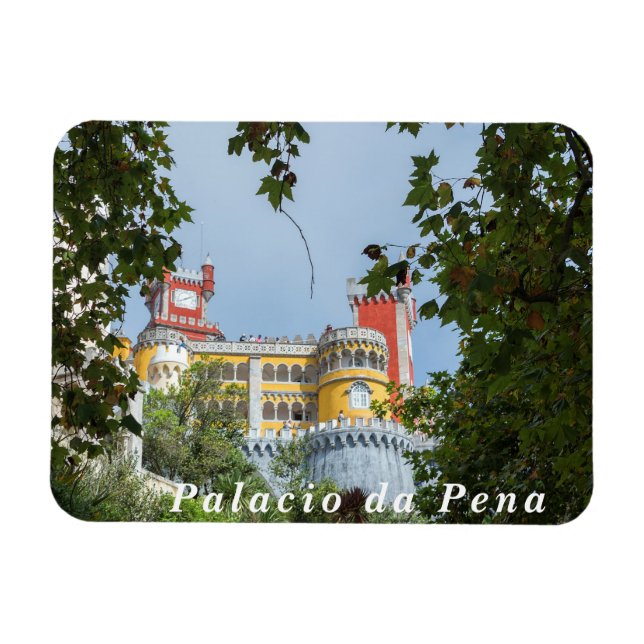 Ímã Vista do Palácio Pena. (Horizontal)